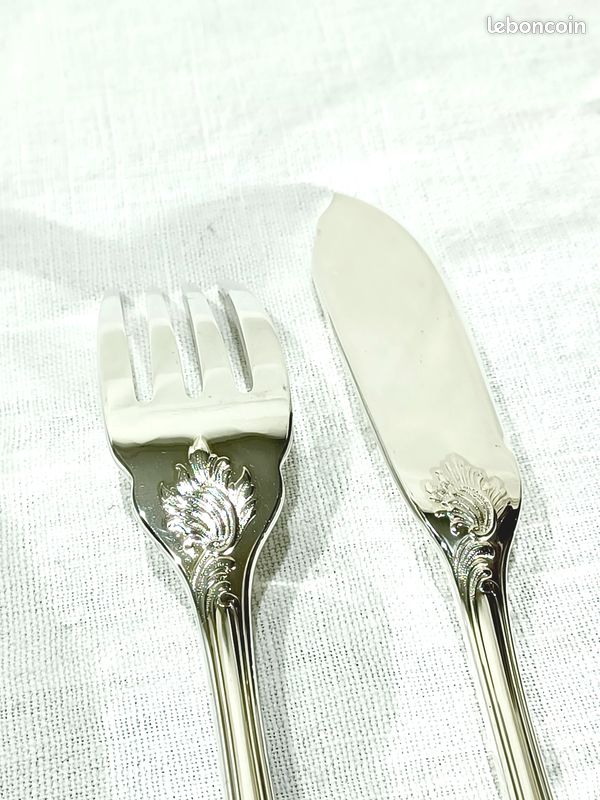 Couverts à poisson christofle modèle marly lot de 24 pièces - Arts de la table