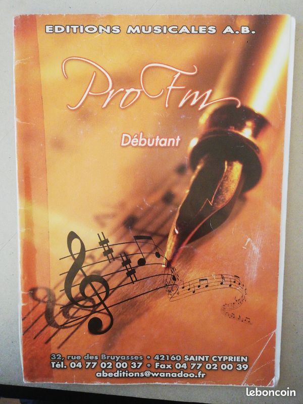 Pro FM débutant (Editions musicales A.B.) - méthode formation musicale, solfège (image 1)