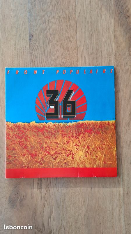 Disque vinyle 33 t Julien Clerc "36 Front Populaire" Double album (image 1)
