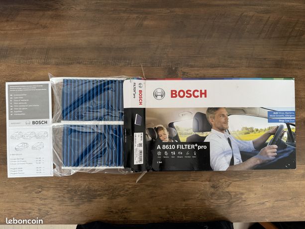 Bosch Filtre D'Habitacle Filter+ Anti-Odeurs Anti-Bactérien 0986628530 - Filtre Pollen Poussière