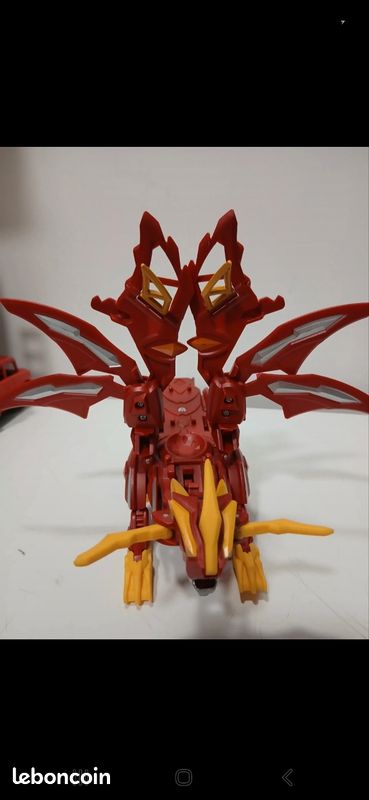 Figurine Sega Bakugan Gundalian Invaders - Dragonoïde Colosse Rouge (Dragon, 2010)