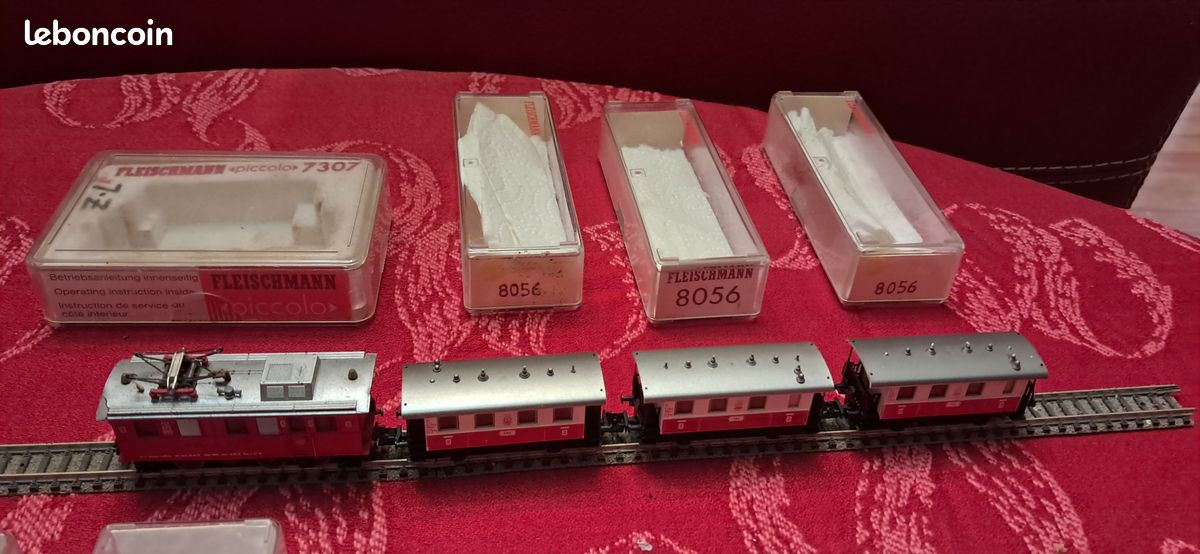 Lot trains/rails/transfo miniatures Fleischmann | BROC PAYS DE GEX