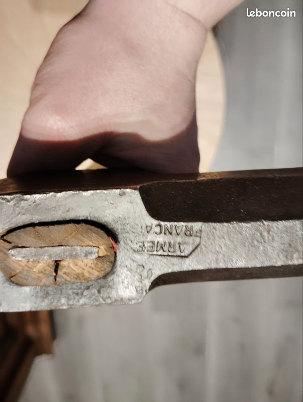 Ancien Marteau De Forgeron Forgé XIXe – Outil Vintage N°13, Tête D'étampe, Collection