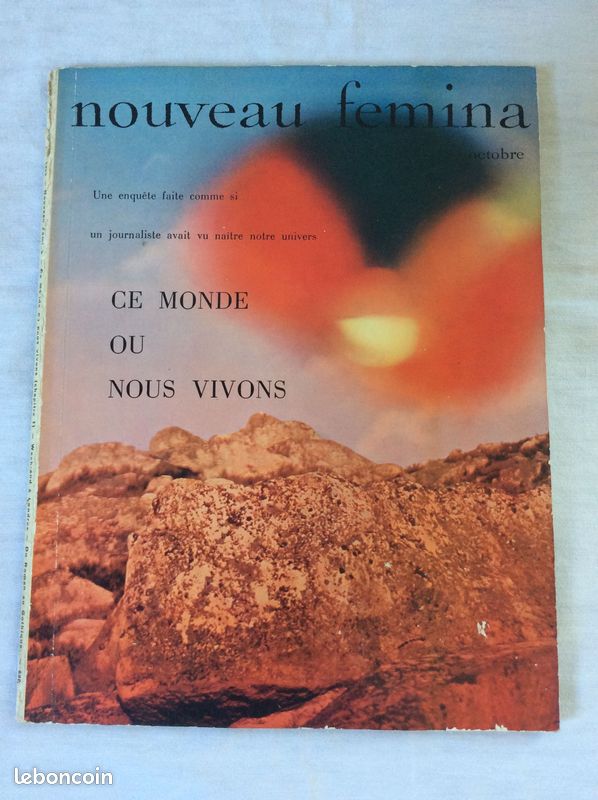 Revue collector : NOUVEAU FEMINA - N°18 - Octobre 1955 (image 1)