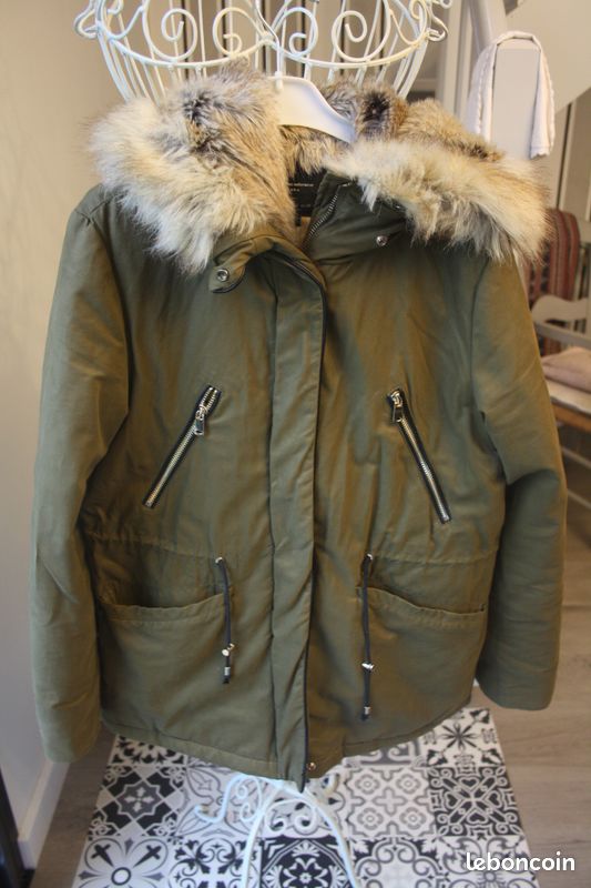 Zara Khaki Jacket Hoodie Zara Parka Khaki Parka Femme Zara 2025