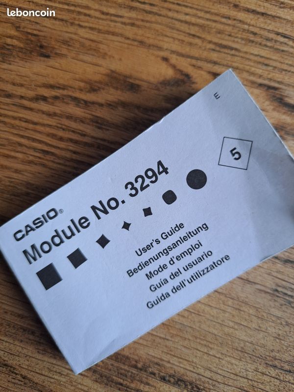 Casio Module No 3294 Montre Casio Vintage Sport Plein Air