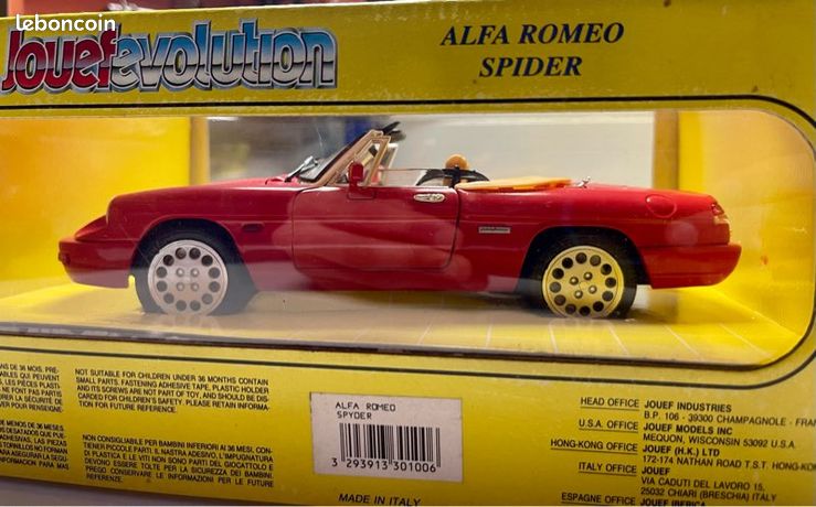 BoS-Models 1:18 Alfa Romeo Giulietta SS année 1961 rouge BOS243 modèle