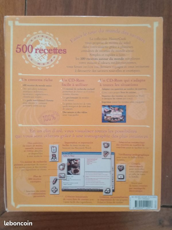 Cd Pc 500 recettes autour du monde (image 2)