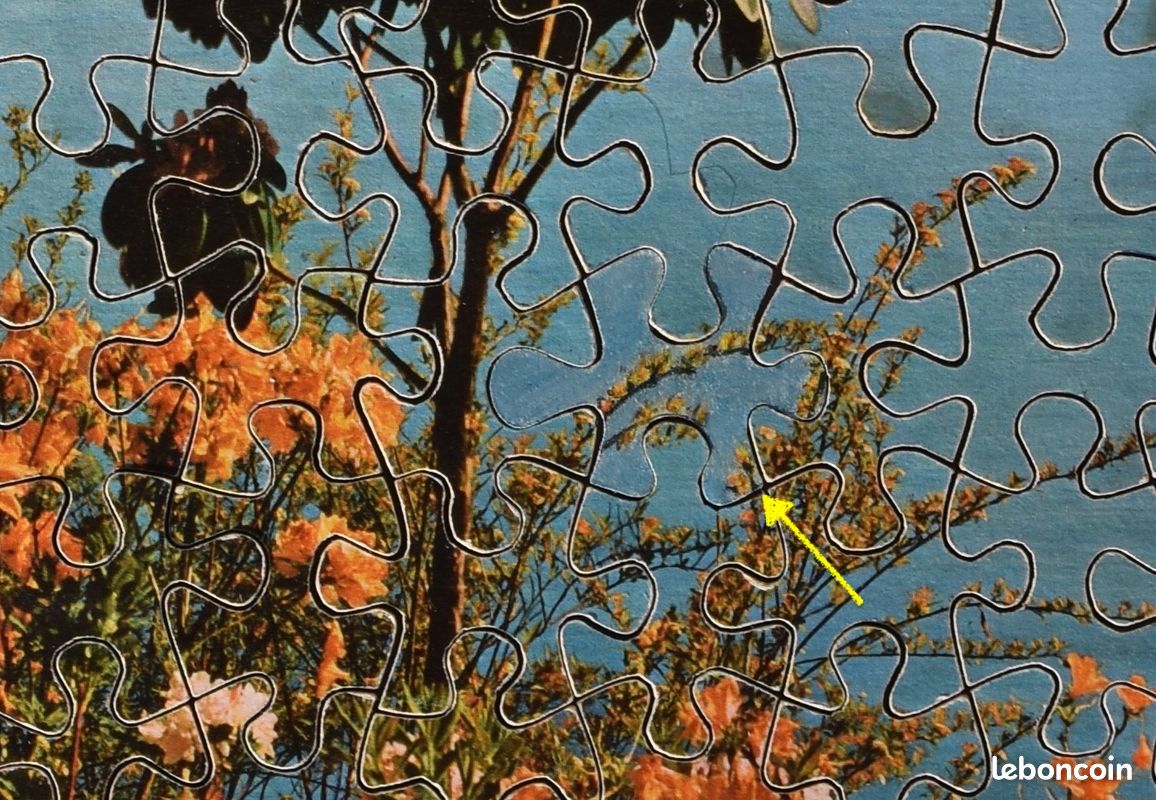 Puzzle bois ancien 1900 - Paysage - 390 pièces
