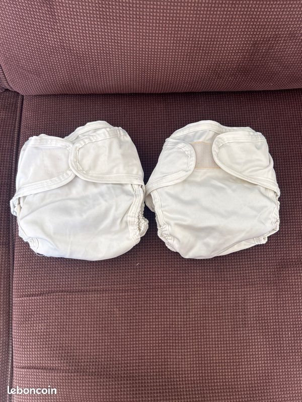 Lot evolutif de couches lavables avec culotte etanche et inserts doublé polaire offerts de 3 mois - 9/ 12 mois (image 7)