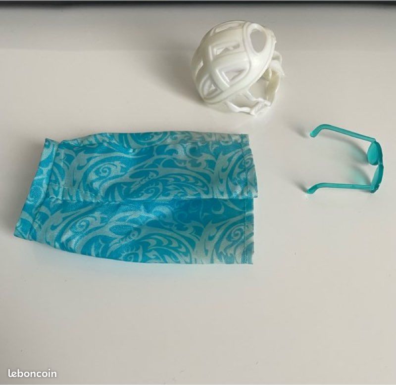 Lot 3 accessoires poupée barbie ken (bleu et blanc) (image 5)