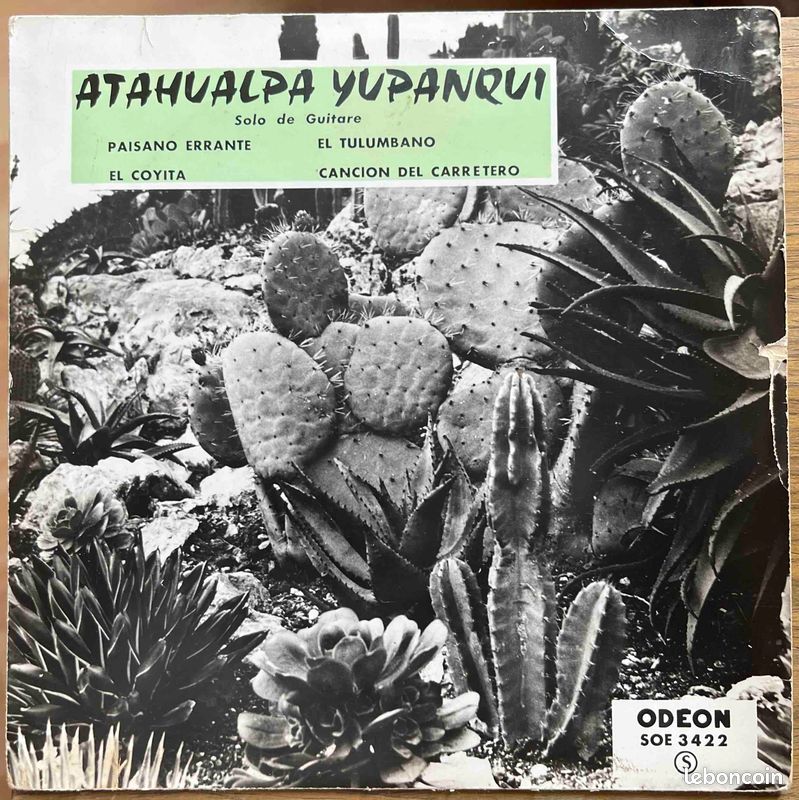 ♥🎼45t🇦🇷 ✦ Atahualpa Yupanqui (Solo de guitare) ✷ 1950 (image 1)