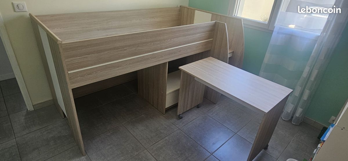 Lit combiné bureau enfant (image 3)