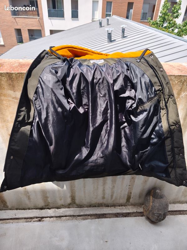 Blouson cuir et toile pour adulte et ado (image 4)