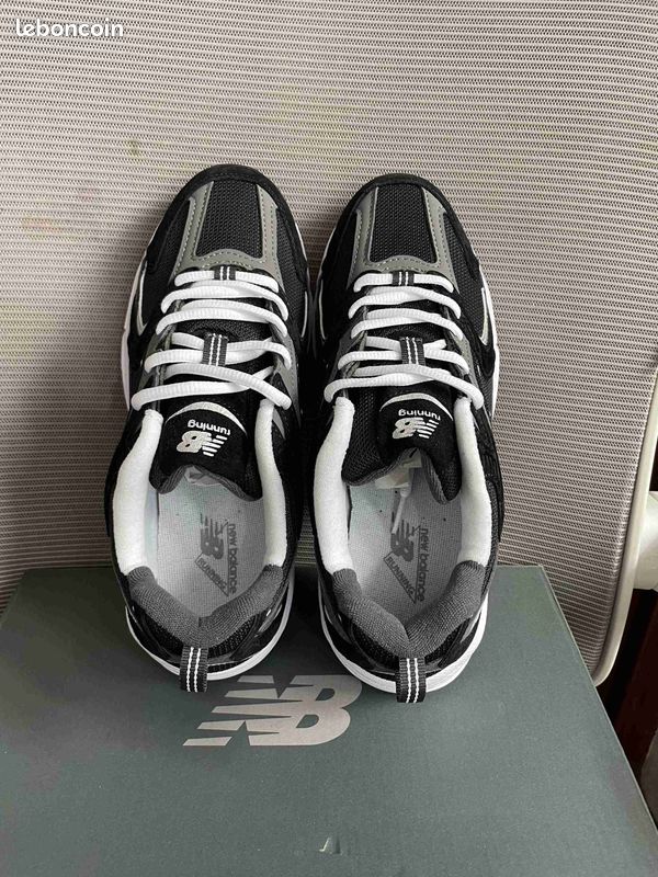 Baskets New Balance noir blanc (image 6)