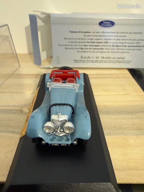 Collection atlas -voitures d’exception-metal-jaguar ss100-1938-lot 55d (image 3)
