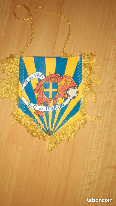 Fanion SC Toulon 1946 – Ancien Fanion De Club – Collection