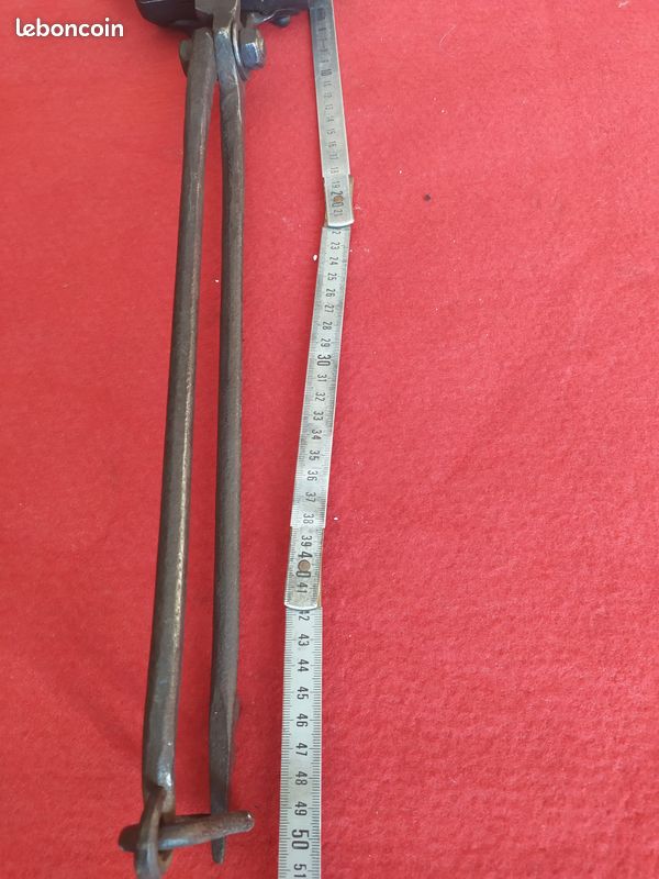Rare moule à astragale ferronnerie d'art balustre XIX ème (image 6)