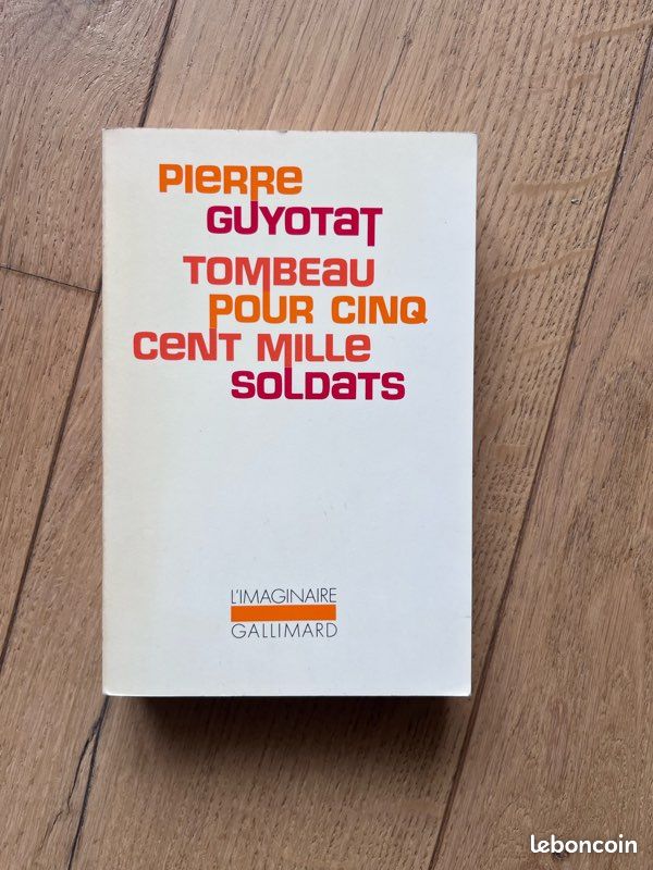 Guyotat tombeau pour cinq cent mille soldats (image 1)