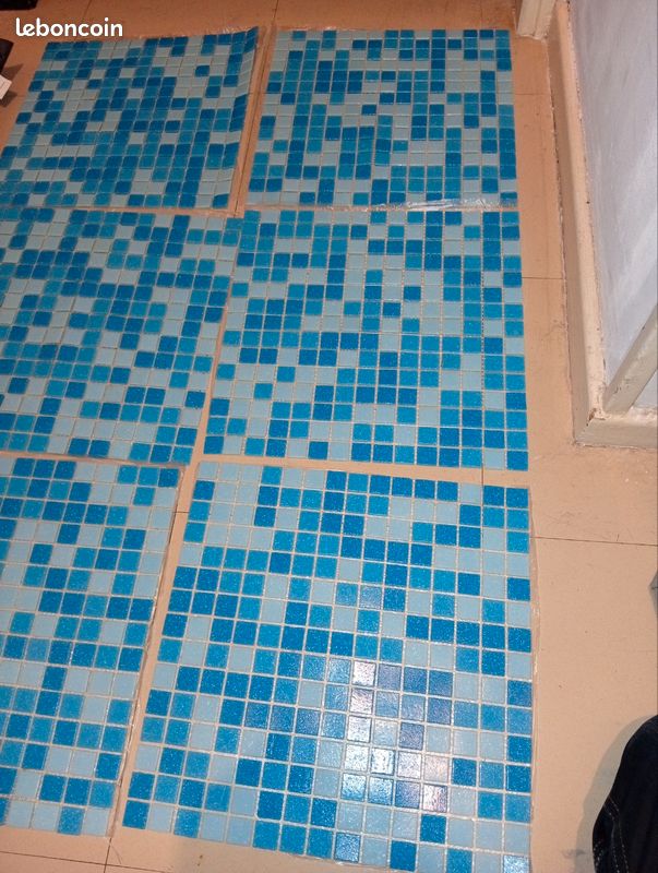 Mosaïque bleue carrelage (image 3)