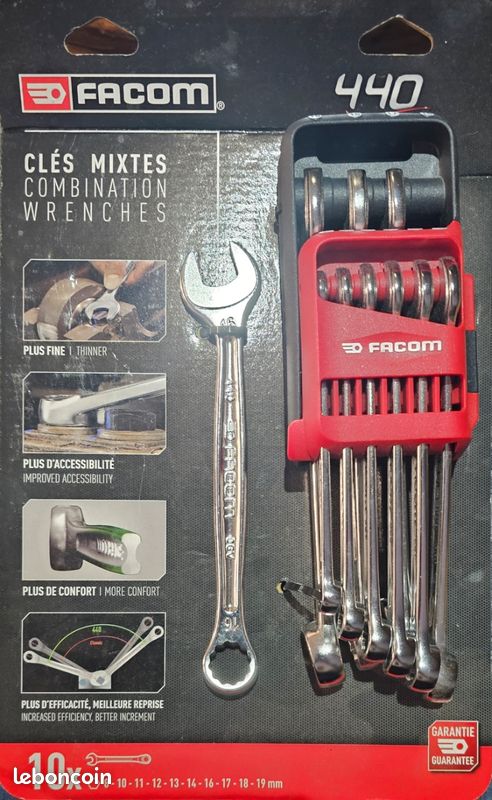 Clé Mixte FACOM N°440 - 6 Mm - Fabriqué En France - Neuf Dans Son Emballage