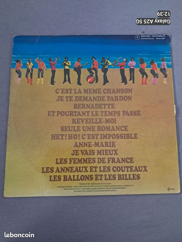 Vinyle 33 TOURS CLAUDE FRANCOIS (image 2)