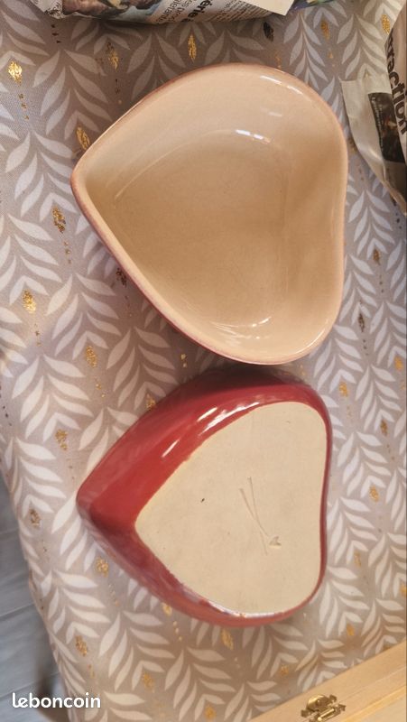 Lot de 2 bols forme coeur (image 2)
