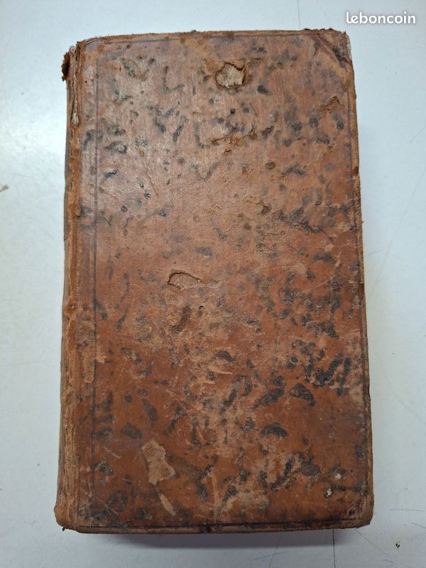 4449: Livre ancien 1748 COMPLET - Poèmes Dramatiques T4 Thomas Corneille - Reliure cuir XVIIIe (image 3)