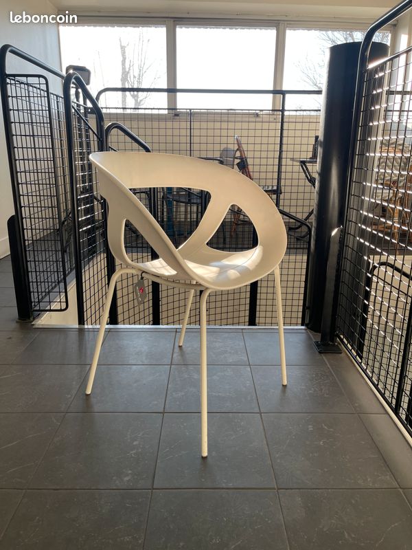 Fauteuil blanc design d'exterieur Eden (image 2)