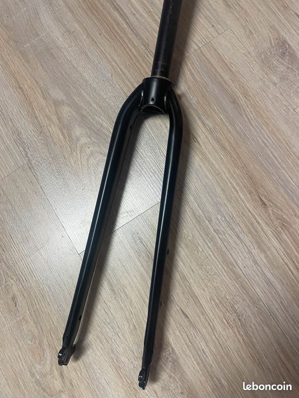 Fourche Vélo Route Ancienne – Acier Français – 700c, Pivot 170mm – Bleu Vintage