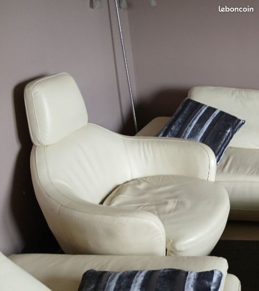 Fauteuil Pivotant en Cuir (image 2)