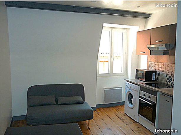 Pau-centre studio meublé avec lave-linge