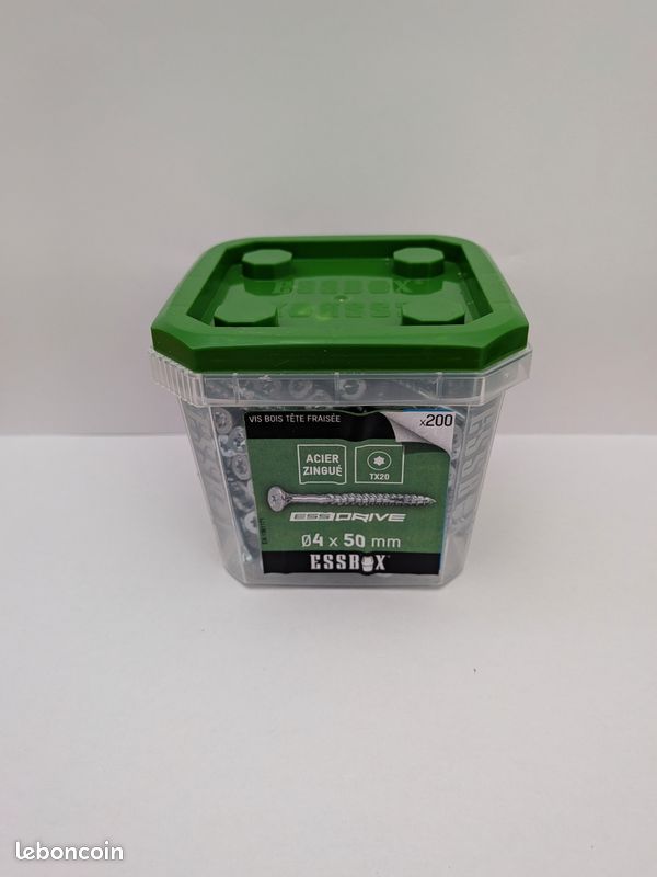 Vis a bois 4x50 Torx filetage partiel (image 1)