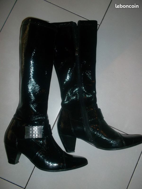 Bottes noires femme (image 1)