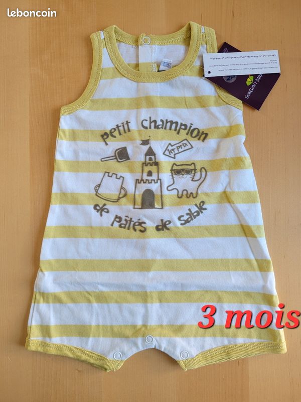 Combinaison été 3 mois (image 1)