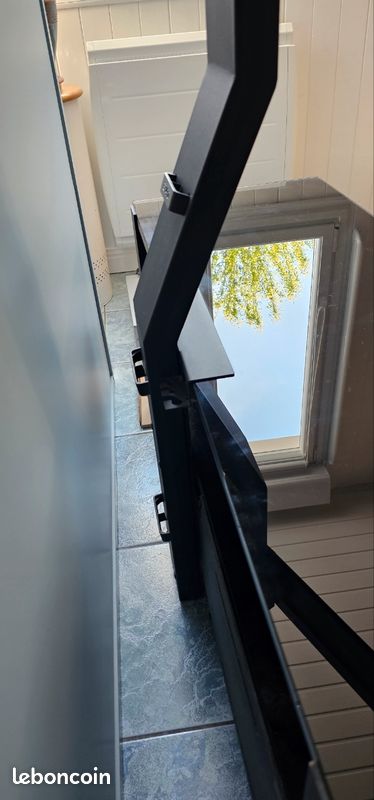 Meuble support TV Erard verre et bois Bilt 1100 (image 5)
