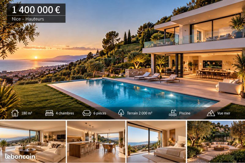 Maison 5 pièces 200 m² · à Nice · 200 m² · 1 450 000 €