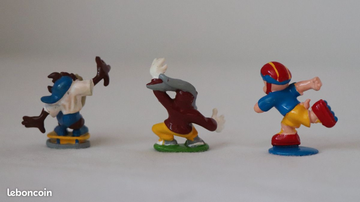 Lot De 4 Figurines Looney Tunes (Bugs Bunny, Daffy Duck, Etc.) - Occasion