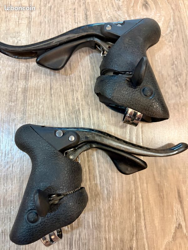 Guidon Manette Campagnolo Vintage + Potence 22 Mm - Vélo De Course - Occasion