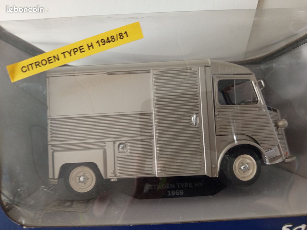 Modèle Réduit Citroën HY Perrier Solido 1/18 - À Restaurer (une Roue à Recoller)