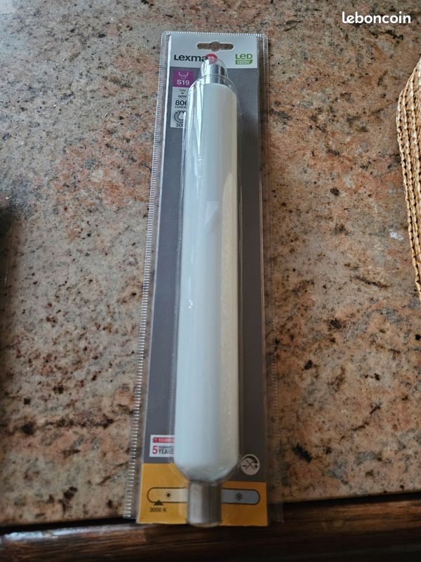 Ampoule LED tubulaire Lexman S19 - 9W / 800 lm - Neuf (image 1)