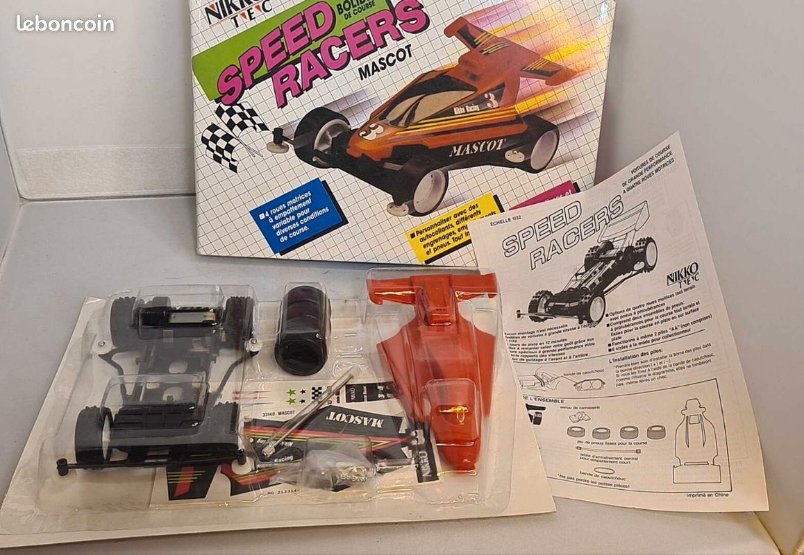 LOT DE 2 VOITURES CIRCUITS Speed Racers - NIKKO TEC (image 3)