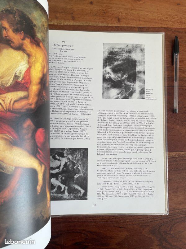 Livre D'art 'Rubens' - Cercle D'art, 1989. Relié Avec Jaquette (bon état)