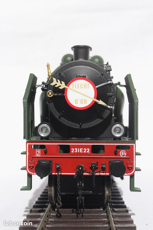 Locomotive à vapeur 231 E 22 SNCF MTH échelle O 0 (2 rails fine scale