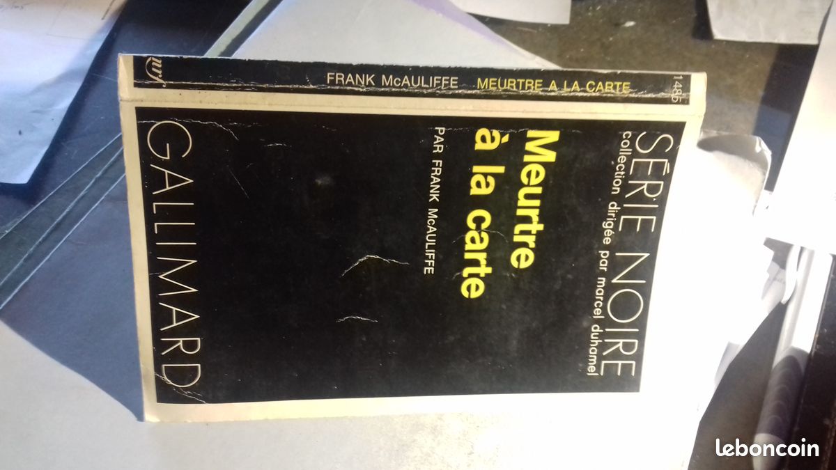 Série noire n°1485 Meurtre à la carte (image 3)