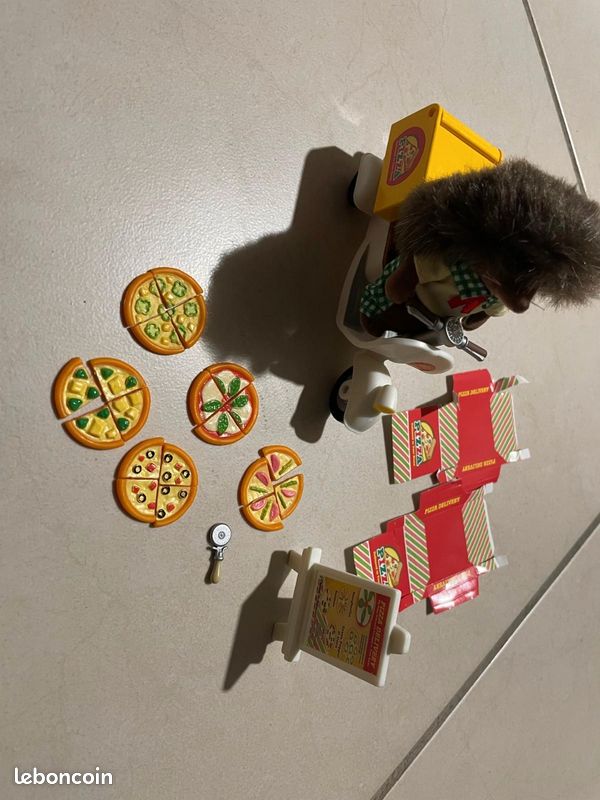 Van hot dog et livreur de pizza sylvanian families (image 3)