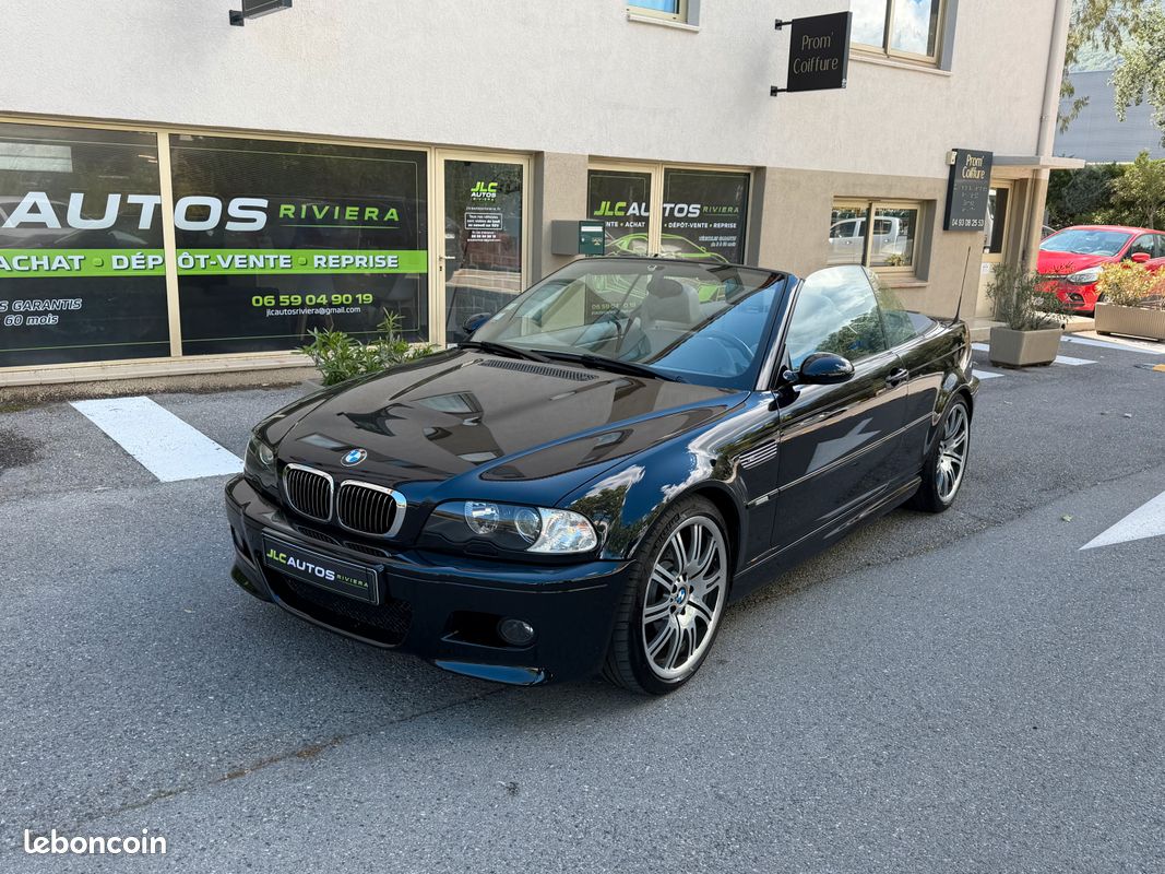 Bmw m3 e46 343 cv smg cabriolet carnet et dossier d'historique disponible (image 2)