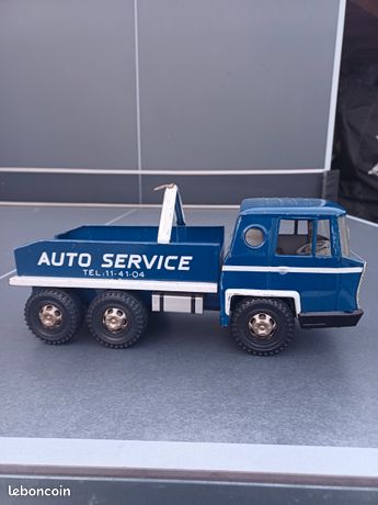 Camion Dépanneuse Miniature Joustra A-42 - Jaune Vintage - Occasion - Véhicule De Collection Années 70/80