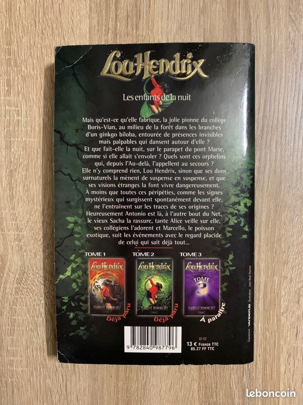 Lou Hendrix tome 2 Les enfants de la nuit - Isabelle Dominguez (image 2)