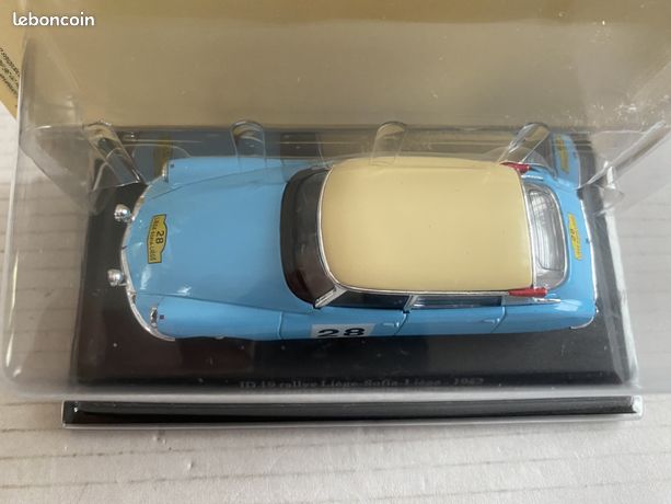 Modèle Réduit Citroën ID 19 Rallye Liège-Sofia-Liège - Échelle 1/43 - Marque Atlas - Occasion